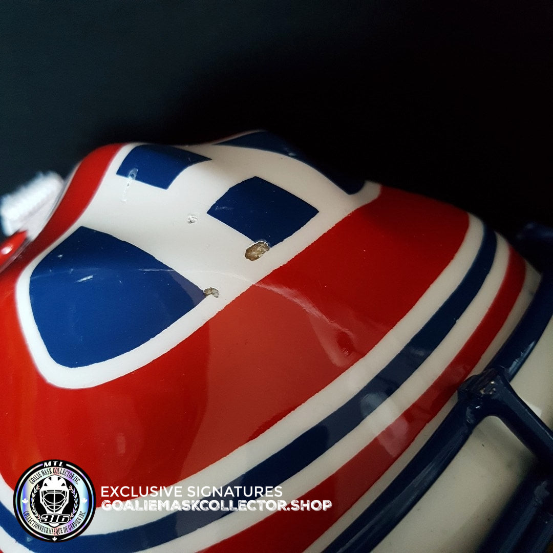 PATRICK ROY PRACTICE WORN GOALIE MASK "NOT GAME" USED MONTREAL CANADIENS 1994 LEFEBVRE SHELL - SOLD