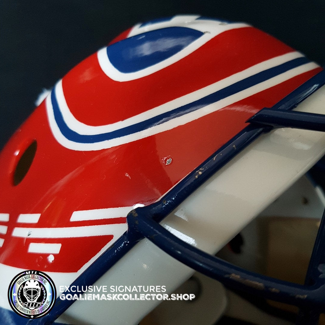 PATRICK ROY PRACTICE WORN GOALIE MASK "NOT GAME" USED MONTREAL CANADIENS 1994 LEFEBVRE SHELL - SOLD